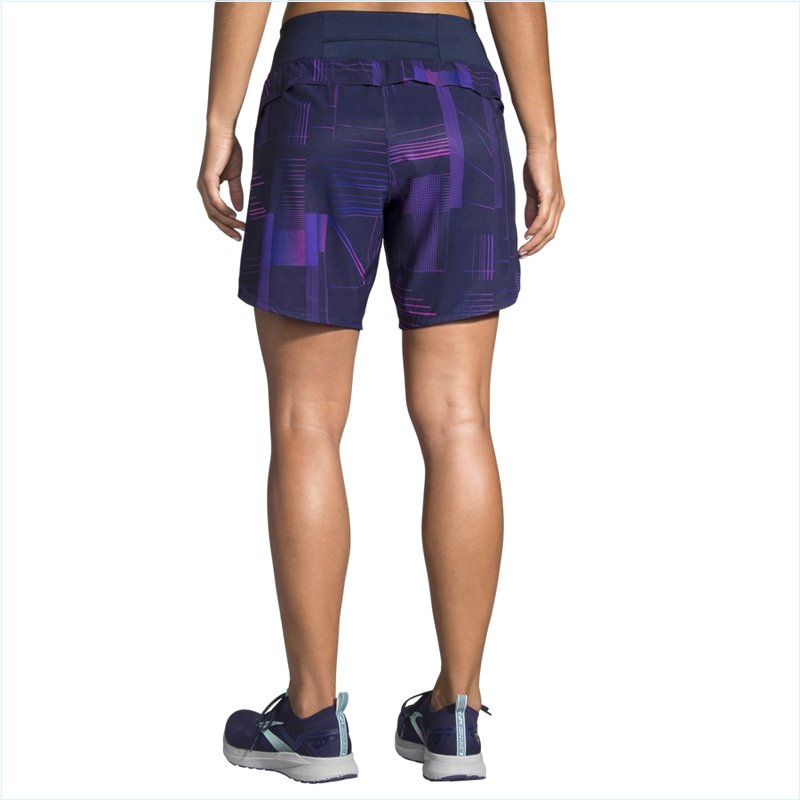  Chaser 7" Short : 436 Matrix Navy Print