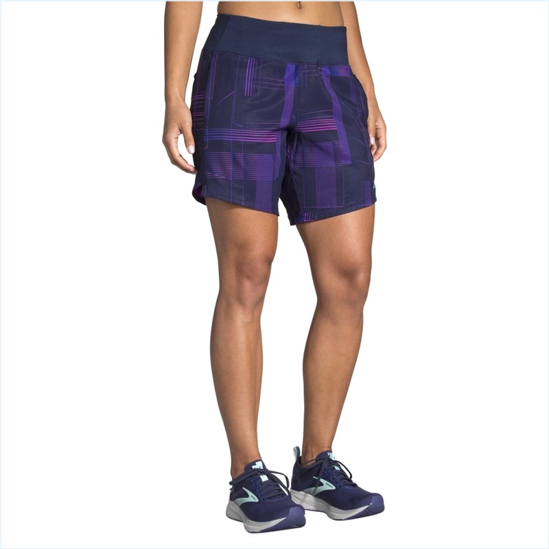  Chaser 7" Short : 436 Matrix Navy Print
