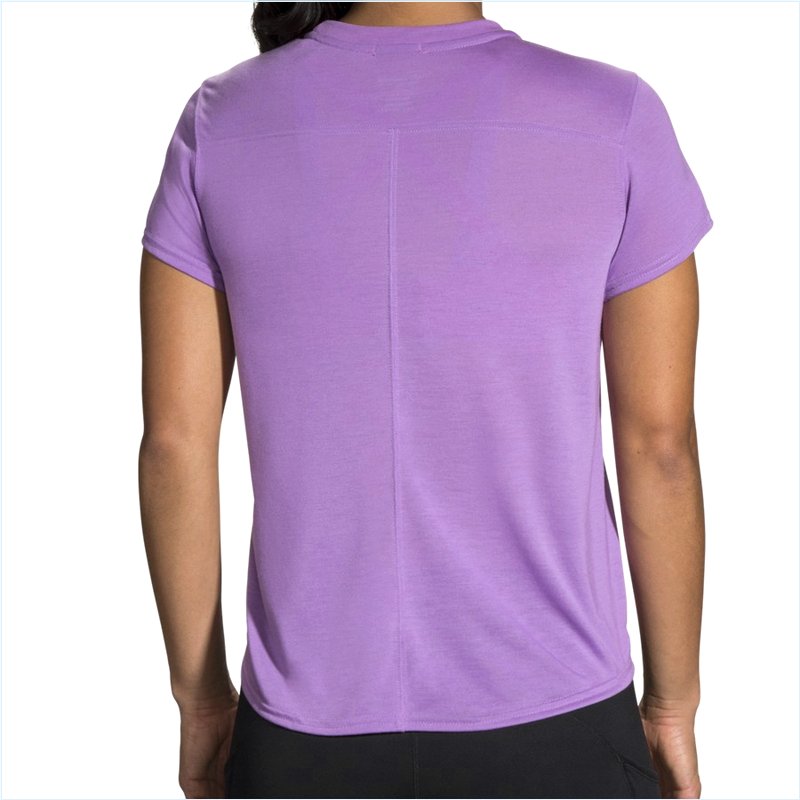  Distance Graphic Short Sleeve : 584 Heliotrope/Banana