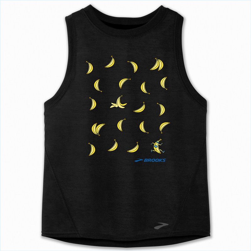  Distance Graphic Tank : Global Running Day/Run Happy