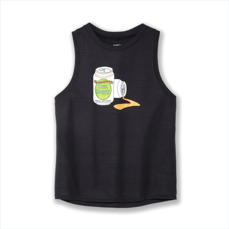  Distance Graphic Tank : 064 Black/Run Hoppy/Deschutes