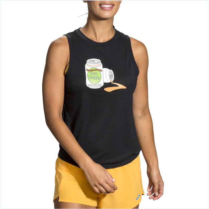  Distance Graphic Tank : 064 Black/Run Hoppy/Deschutes