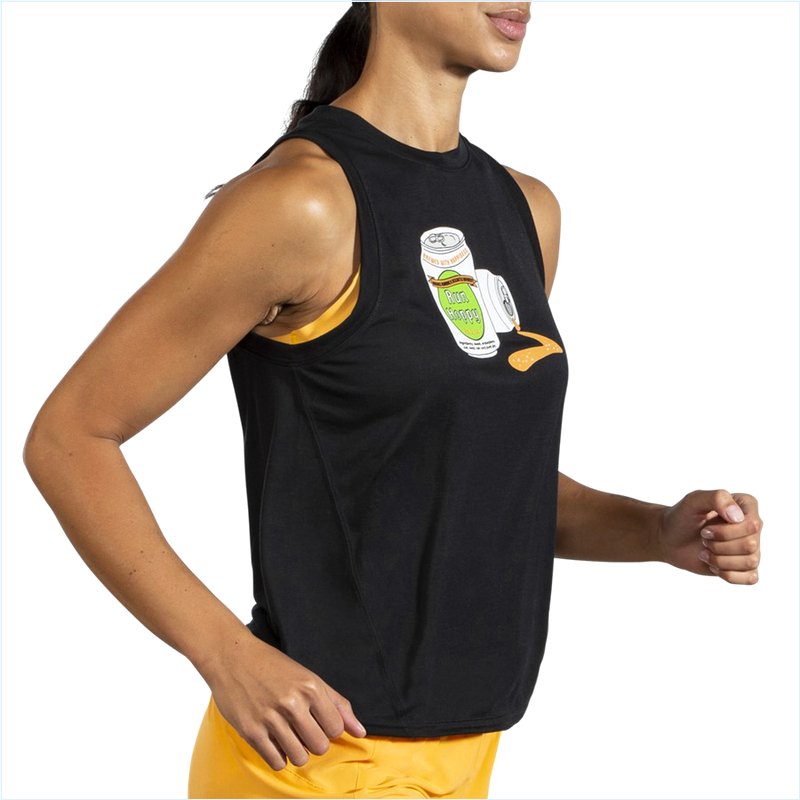  Distance Graphic Tank : 064 Black/Run Hoppy/Deschutes