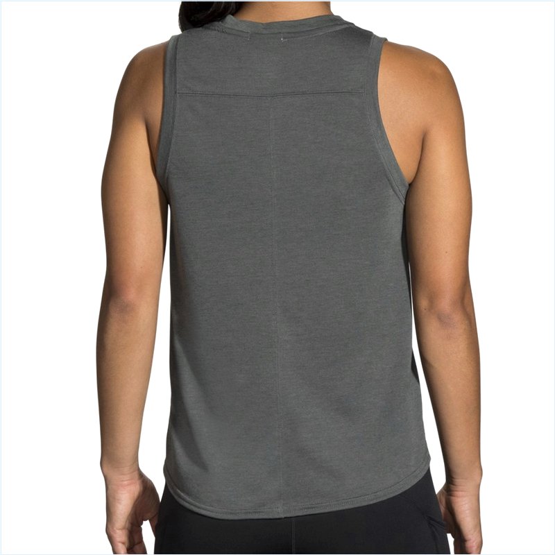  Distance Graphic Tank : 338 Heather Dark Oyster/Dog Gone