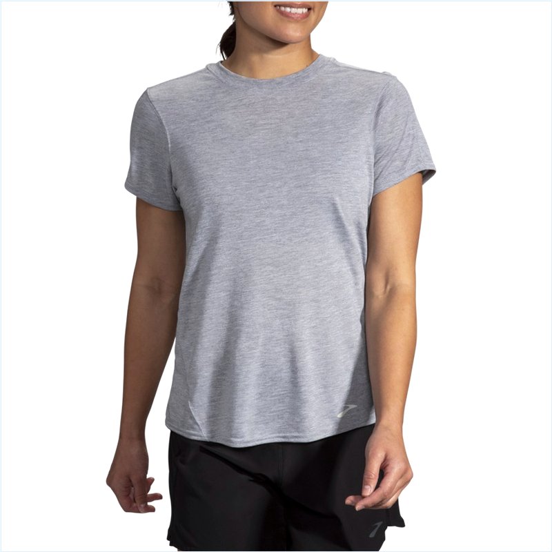  Distance Short Sleeve : 080 Heather Ash