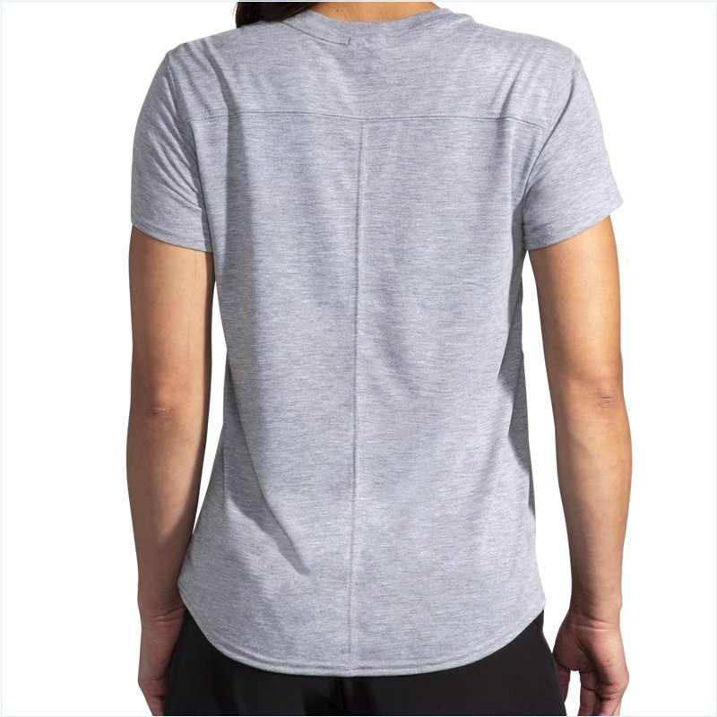  Distance Short Sleeve : 080 Heather Ash