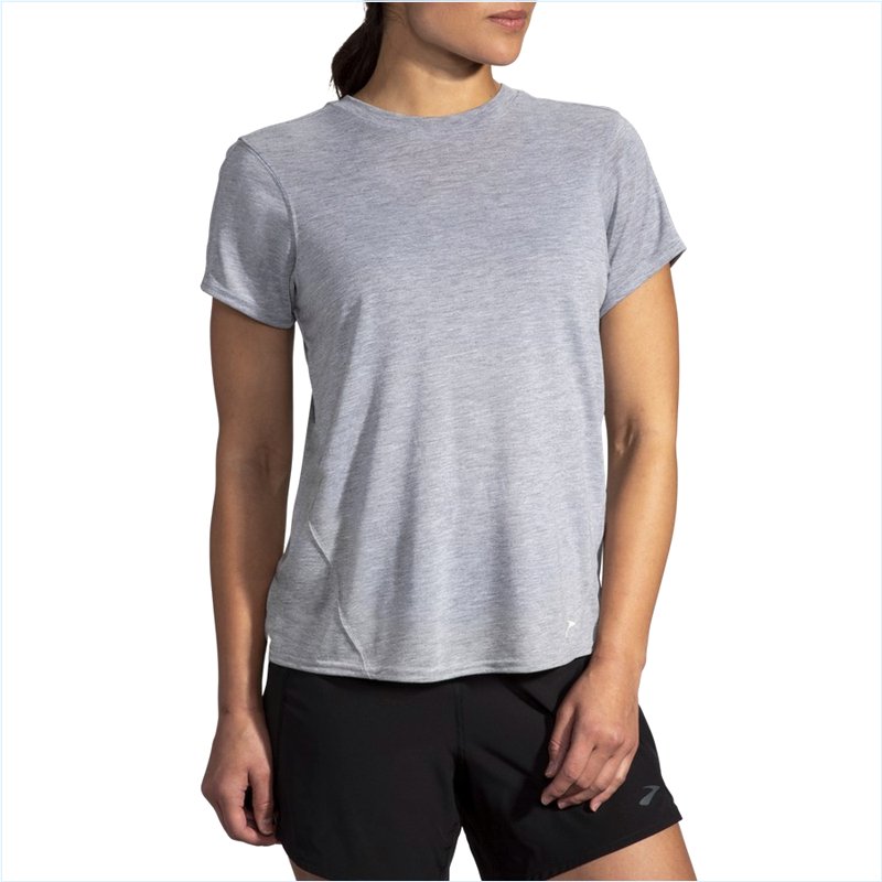  Distance Short Sleeve : 080 Heather Ash