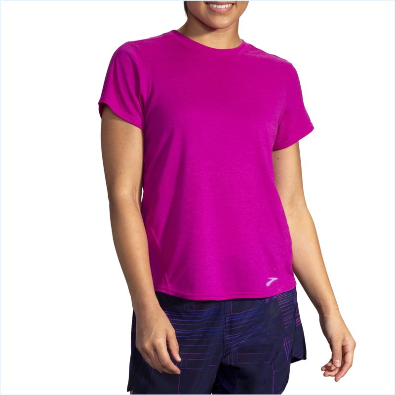  Distance Short Sleeve : 687 Heather Magenta