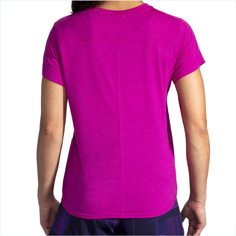  Distance Short Sleeve : 687 Heather Magenta