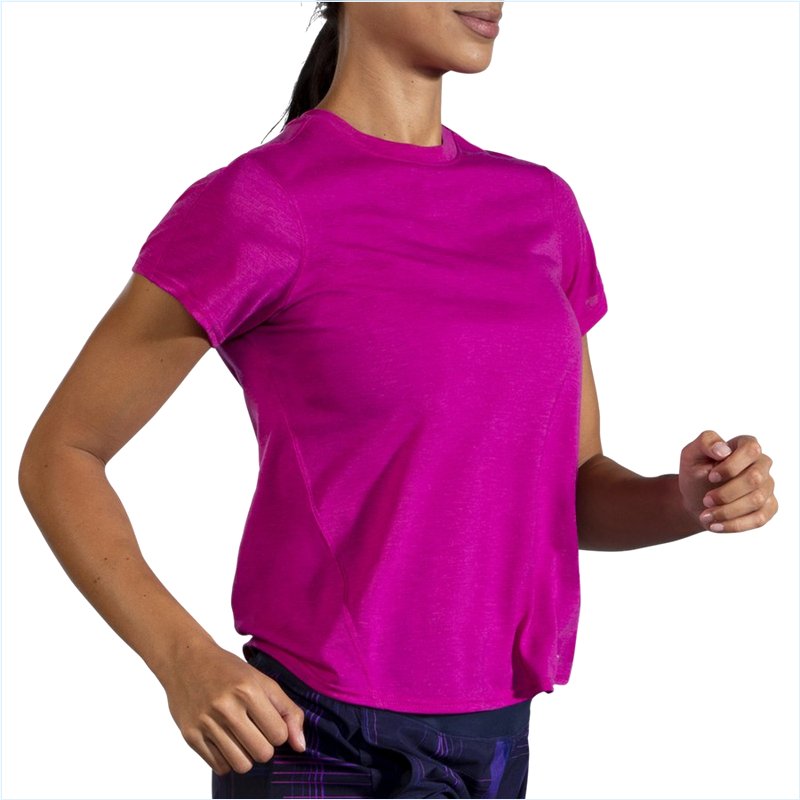  Distance Short Sleeve : 687 Heather Magenta