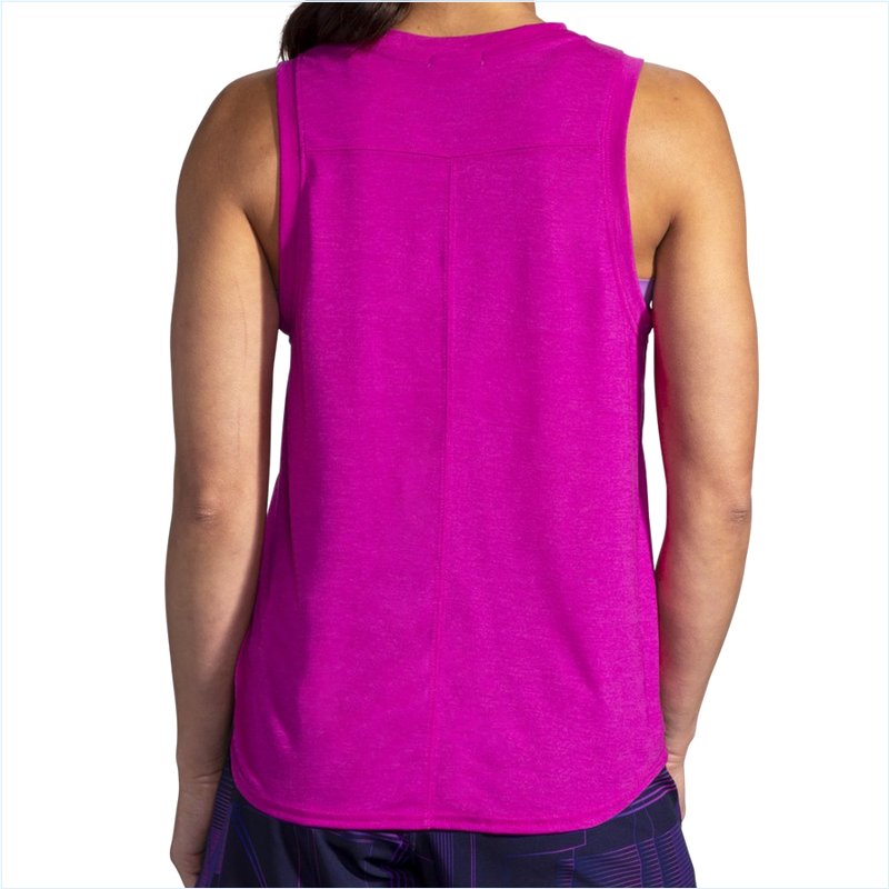  Distance Tank : 687 Heather Magenta
