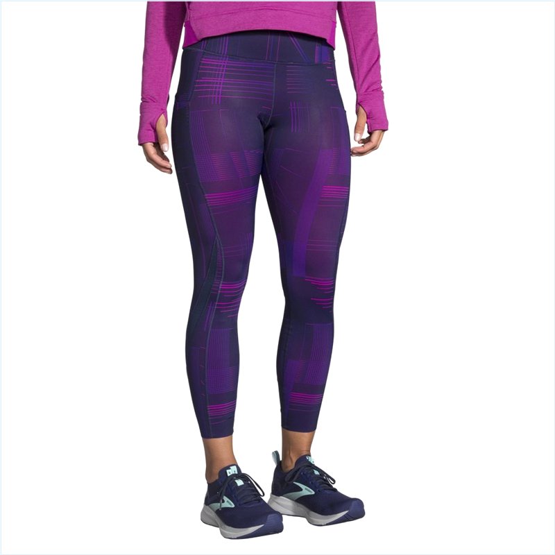  Method 7/8 Tight : 436 Matrix Navy Print
