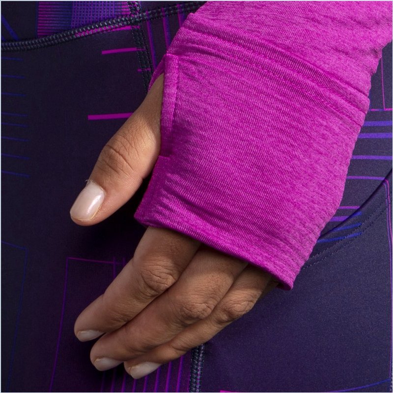  Notch Thermal Long Sleeve : 687 Heather Magenta