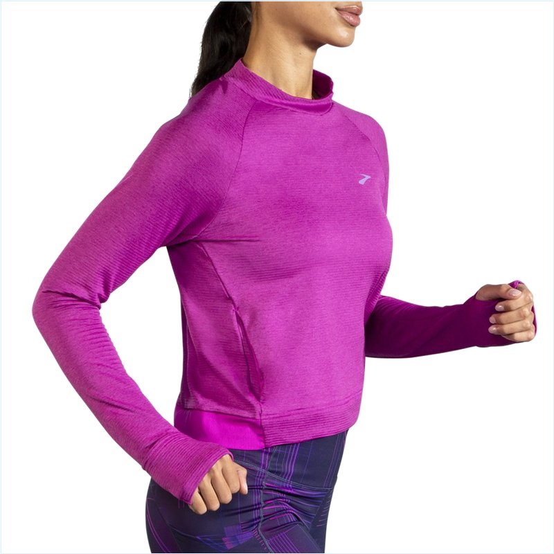  Notch Thermal Long Sleeve : 687 Heather Magenta