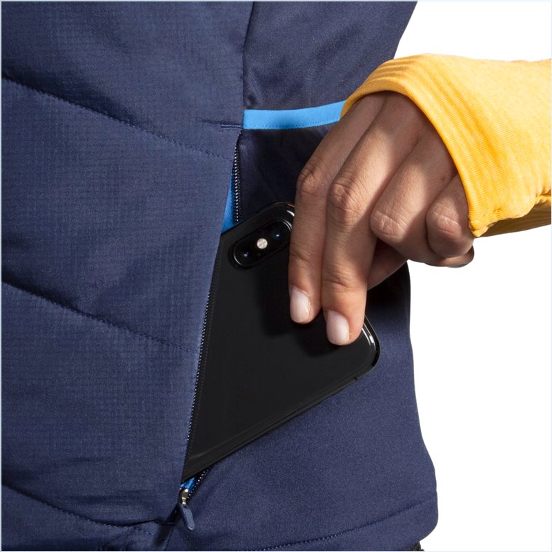  Shield Hybrid Vest : 491 Navy/Blue Bolt
