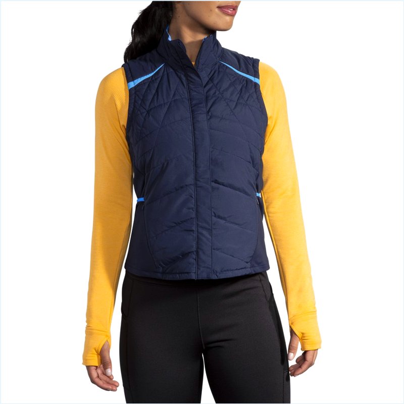  Shield Hybrid Vest : 491 Navy/Blue Bolt