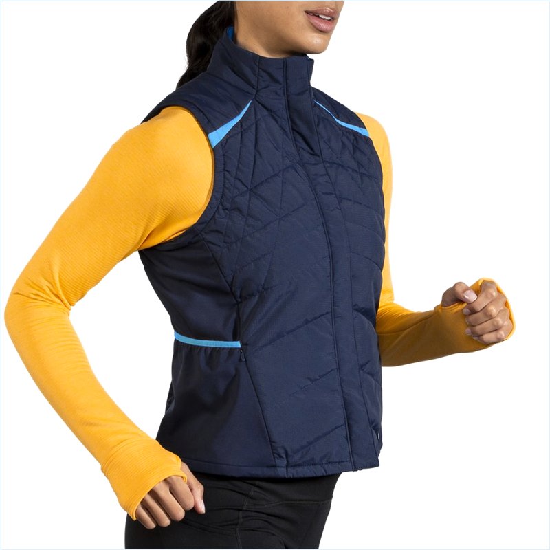  Shield Hybrid Vest : 491 Navy/Blue Bolt