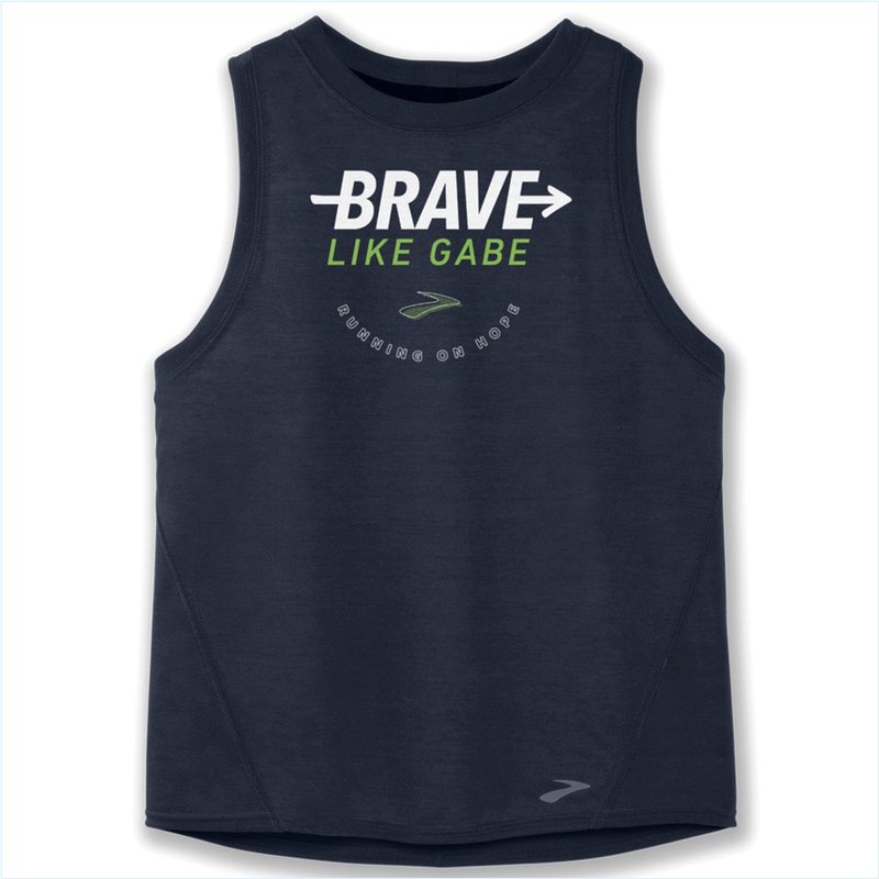  BLG Distance Graphic Tank :451 Navy