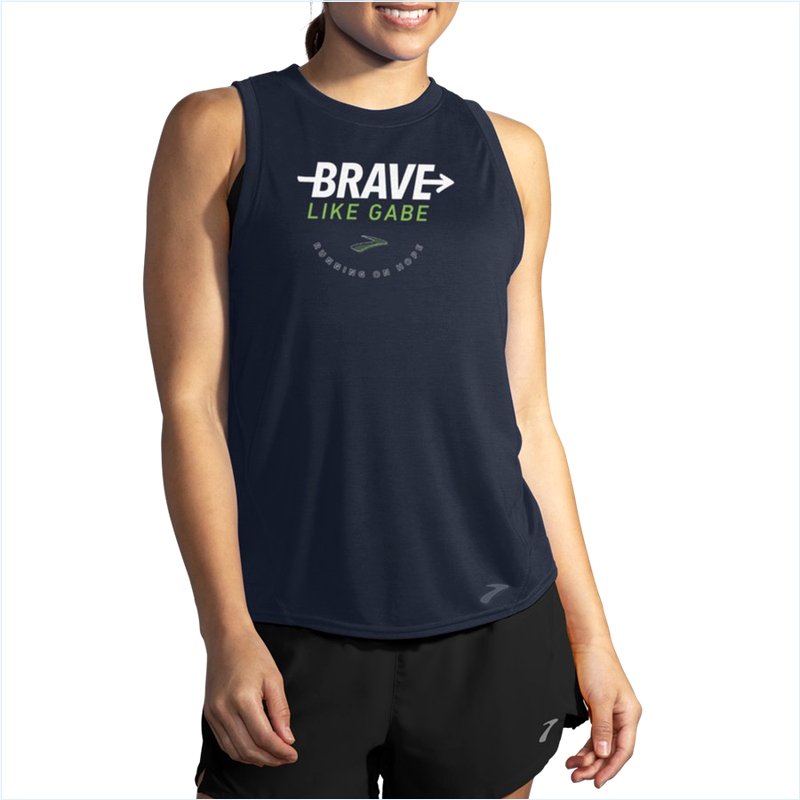  BLG Distance Graphic Tank :451 Navy
