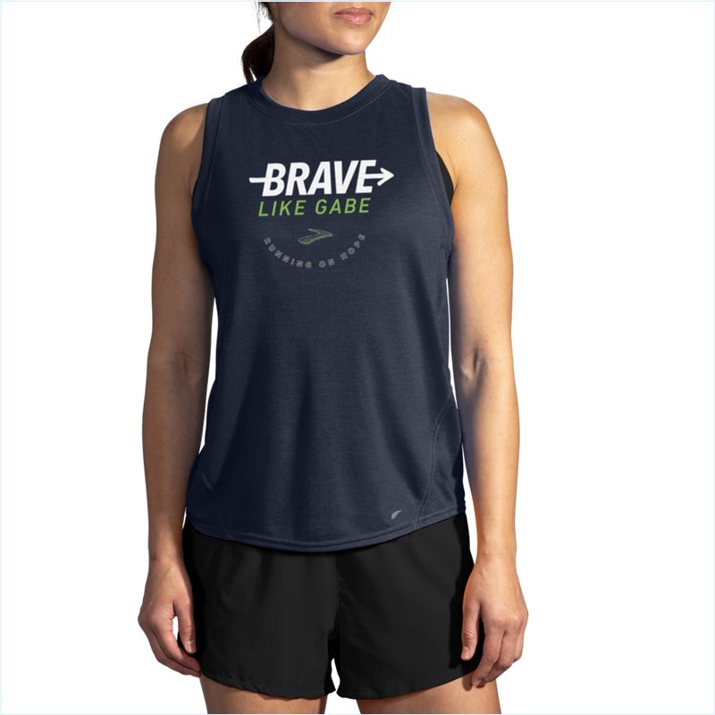  BLG Distance Graphic Tank :451 Navy