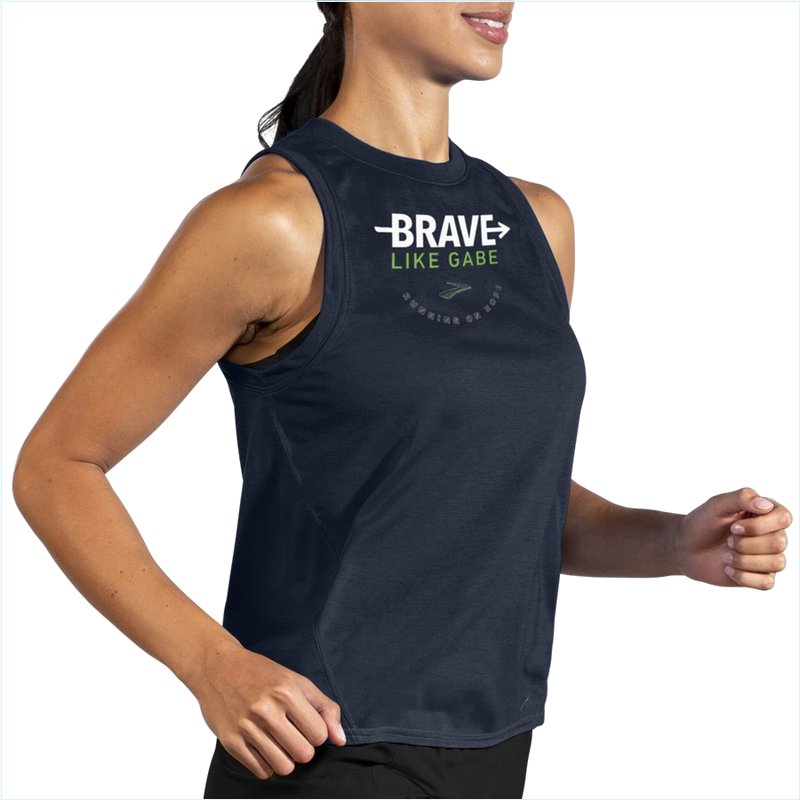  BLG Distance Graphic Tank :451 Navy