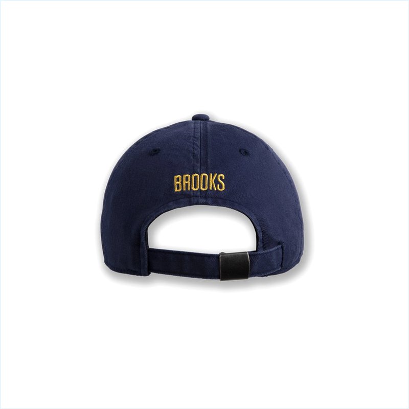  Heritage Run Cap : 482 Navy/Beer