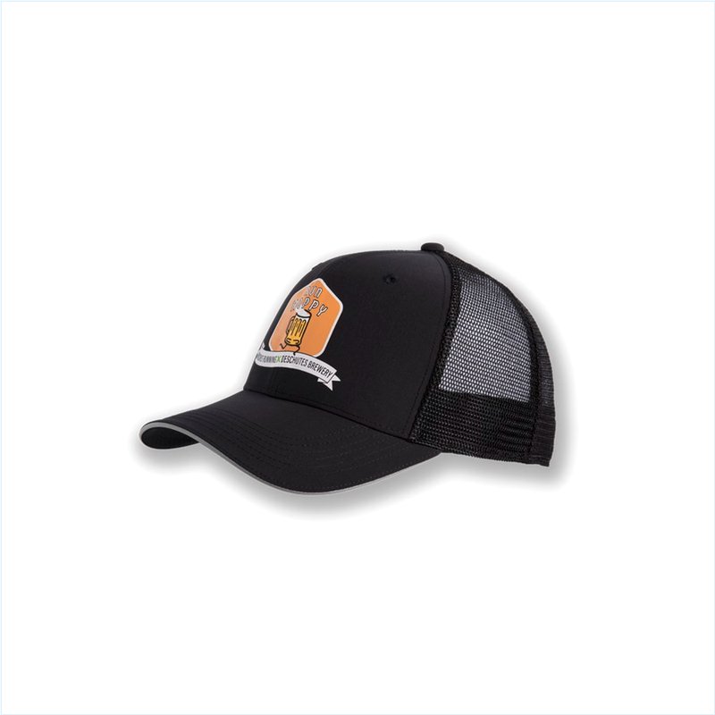  Discovery Trucker Hat : 064 Black/Run Hoppy/Deschutes