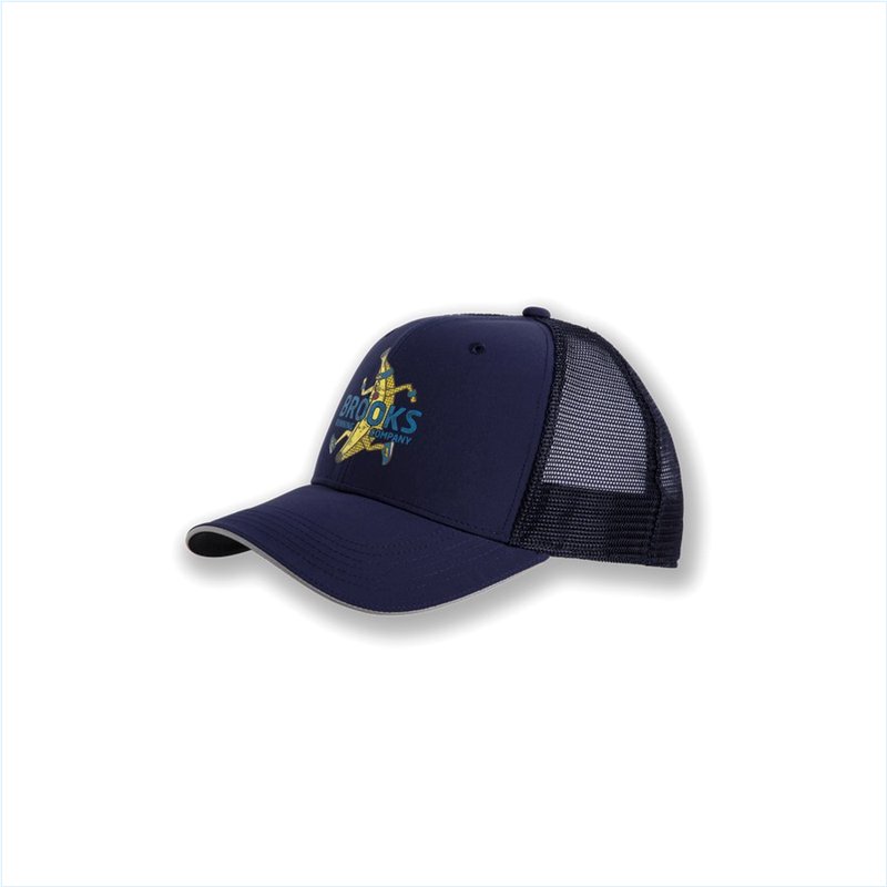  Discovery Trucker Hat : 403 Navy/Brooks Banana
