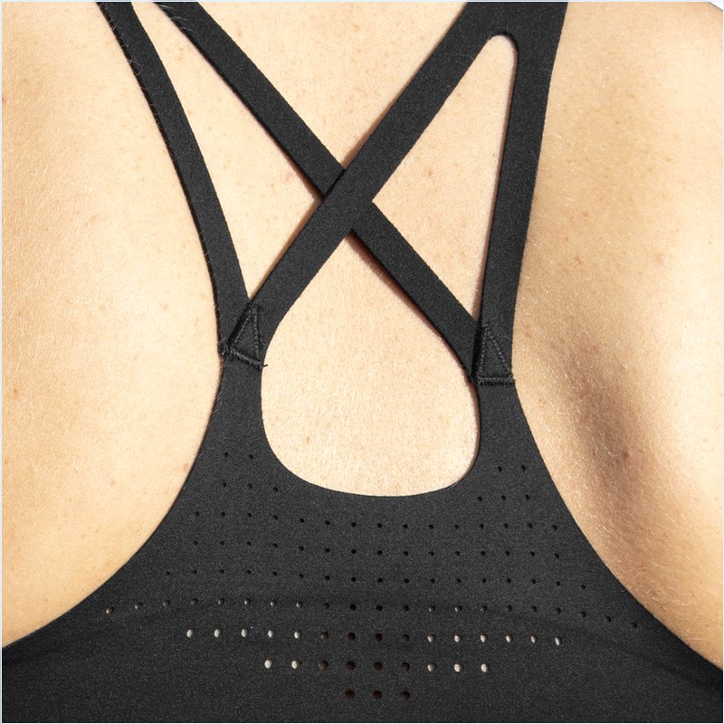  Dare Crisscross Run Bra :1 Black