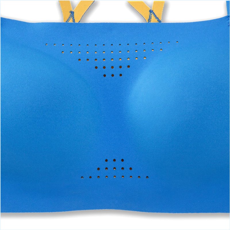  Dare Crisscross Run Bra :404 Blue Bolt/Saffron