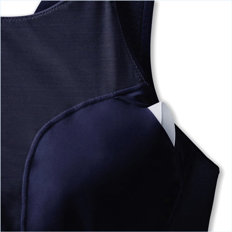  Drive Mesh Run Bra :491 Navy/Blue Bolt