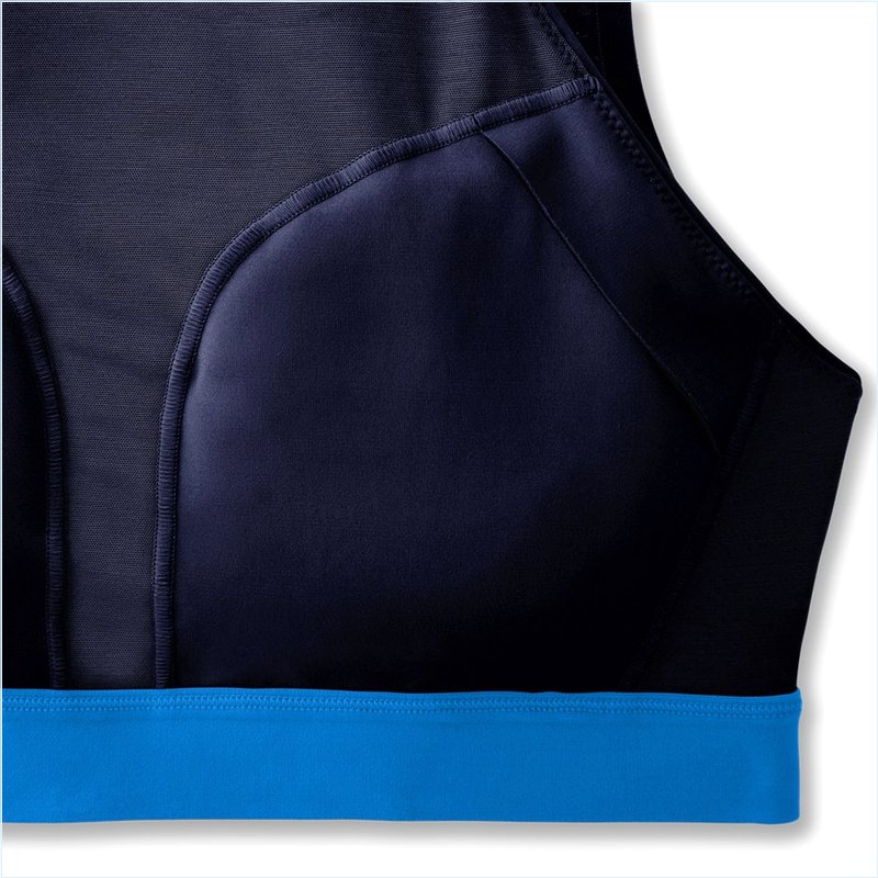  Drive Mesh Run Bra :491 Navy/Blue Bolt