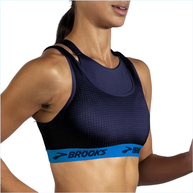  Drive Mesh Run Bra :491 Navy/Blue Bolt