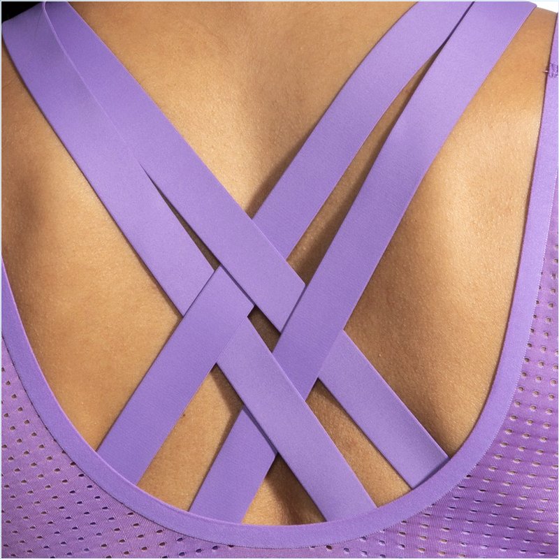  Drive Mesh Run Bra :551 Heliotrope/Magenta