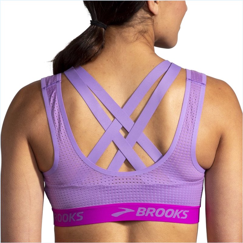  Drive Mesh Run Bra :551 Heliotrope/Magenta