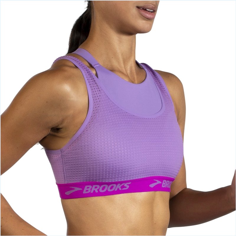  Drive Mesh Run Bra :551 Heliotrope/Magenta