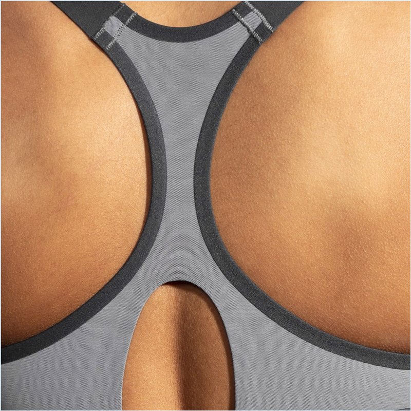  Dare Racerback Run Bra :81 Asphalt