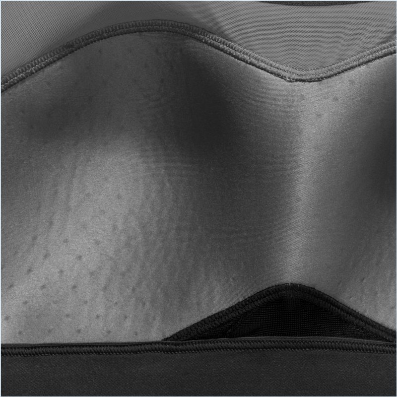  Dare Racerback Run Bra :81 Asphalt