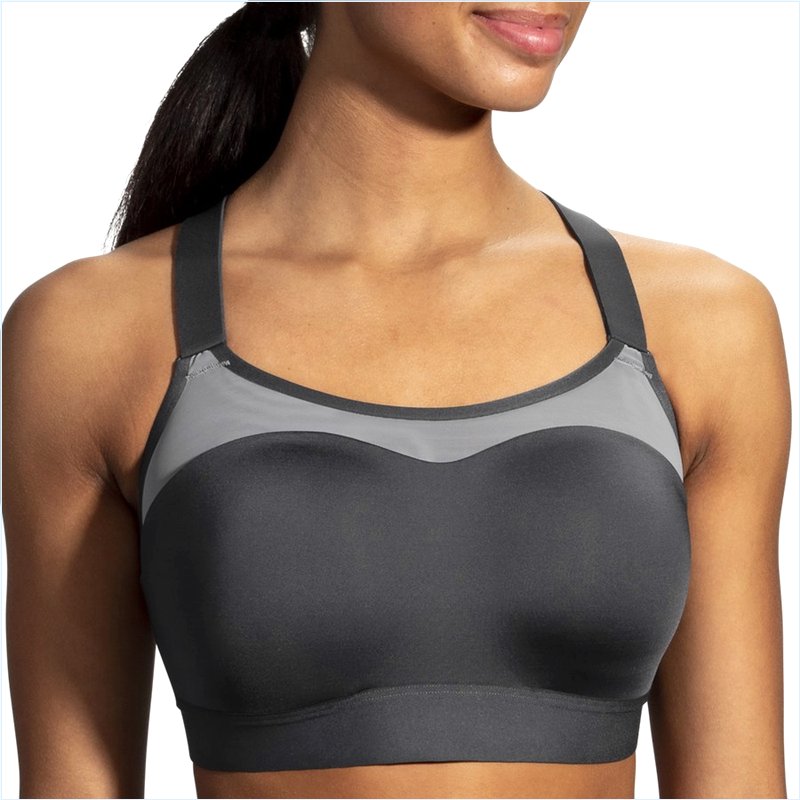  Dare Racerback Run Bra :81 Asphalt