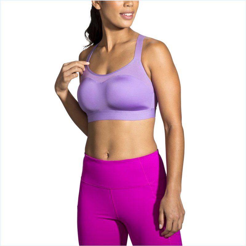  Dare Racerback Run Bra :562 Heliotrope