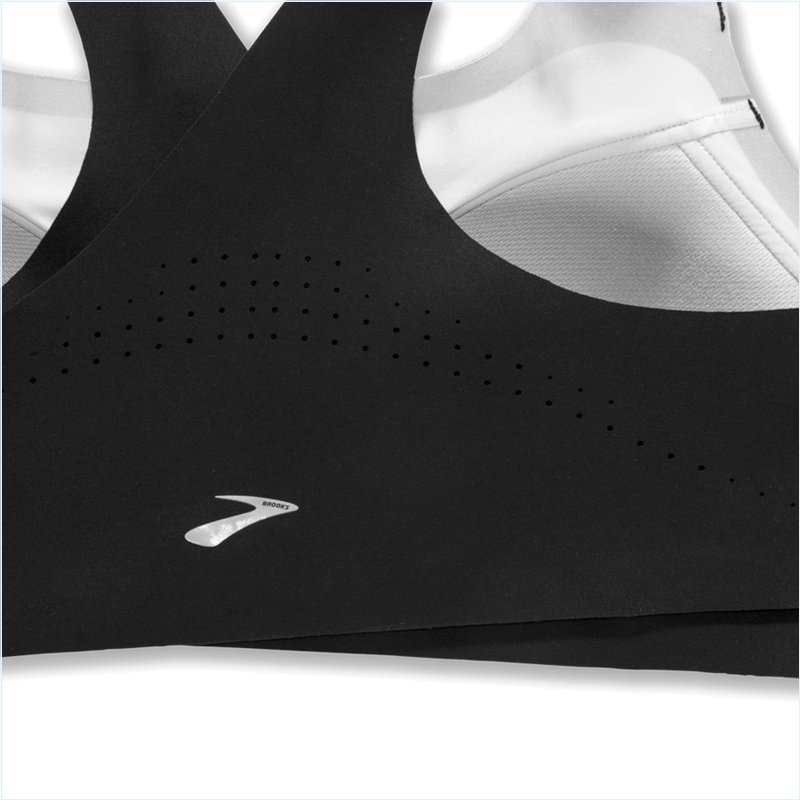  Dare Zip Run Bra :1 Black