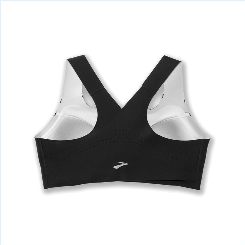  Dare Zip Run Bra :1 Black