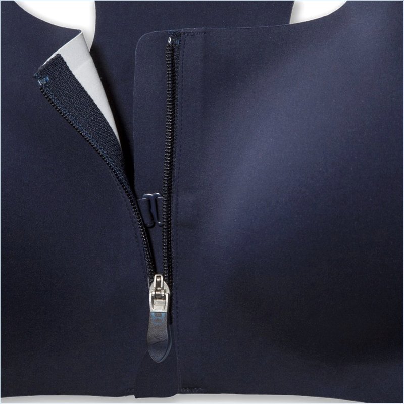 Dare Zip Run Bra :451 Navy