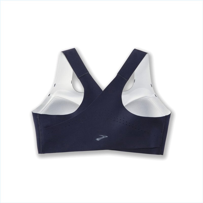  Dare Zip Run Bra :451 Navy