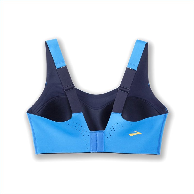  Dare Scoopback Run Bra : Blue Bolt/Navy