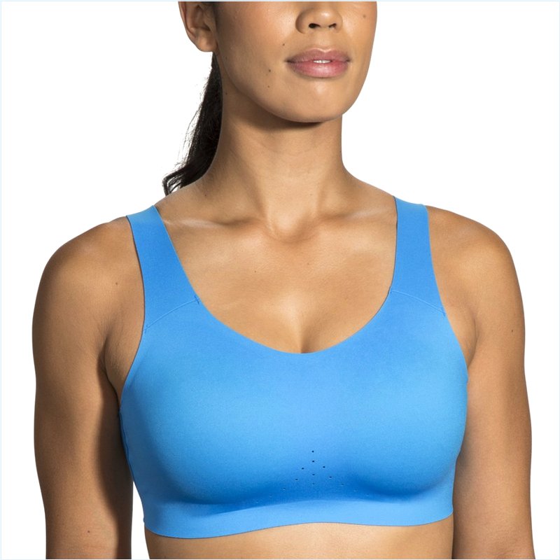  Dare Scoopback Run Bra : Blue Bolt/Navy