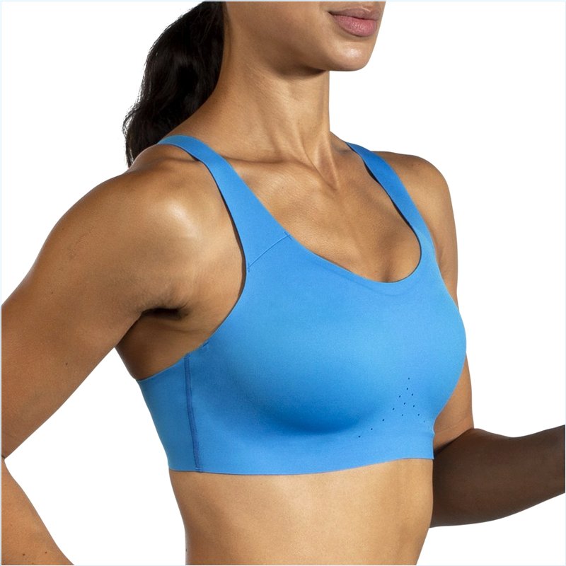  Dare Scoopback Run Bra : Blue Bolt/Navy