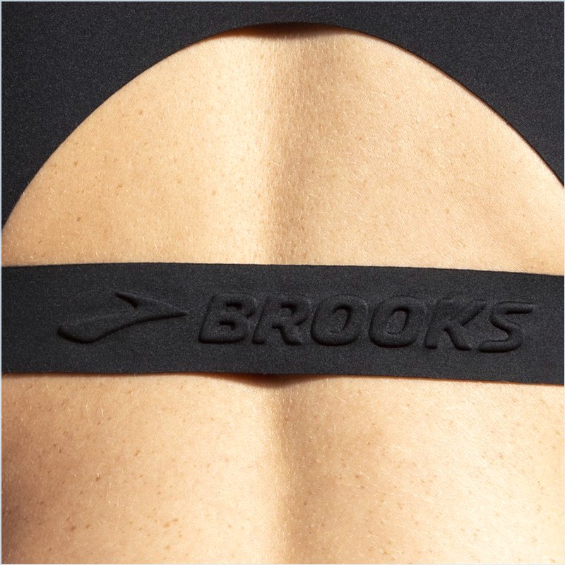  Dare V Neck Run Bra :1 Black