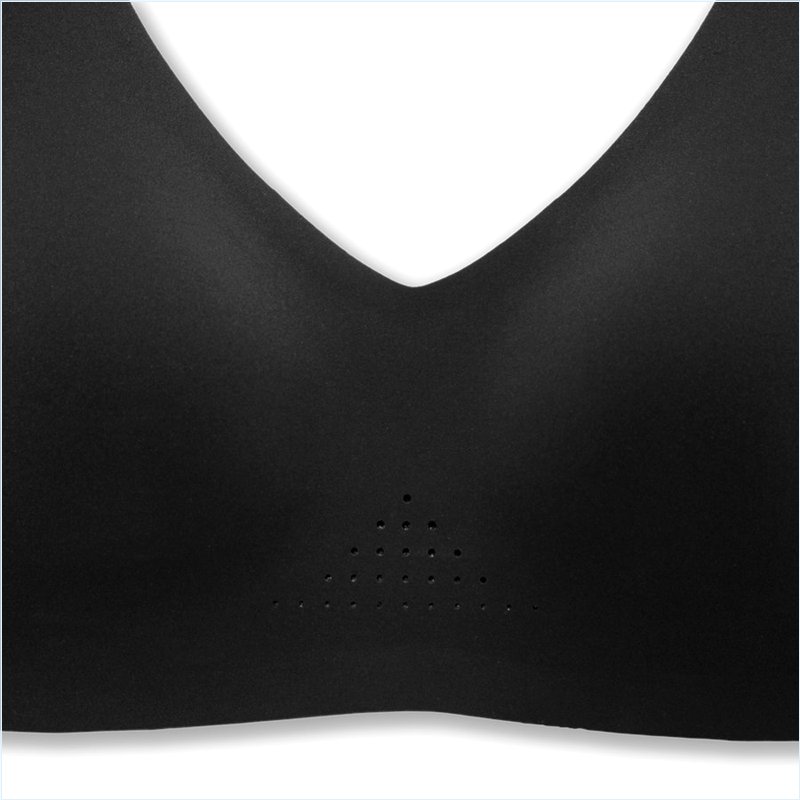  Dare V Neck Run Bra :1 Black