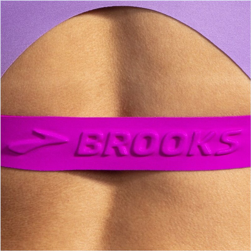  Dare V Neck Run Bra :551 Heliotrope/Magenta
